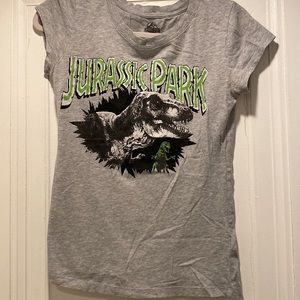 Juniors Jurassic Park T Shirt